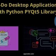 Create A Sleek To Do List App With Python And PyQt5 Stylish GUI Programming Tutorial