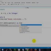 Using On Error GoTo 0 TypeOf Error In VB NET 2012