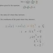 Intersection Of A Curve And A Surface