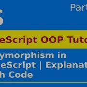 TypeScript Object Oriented Programming Polymorphism Method Overloading And Overriding Part 6
