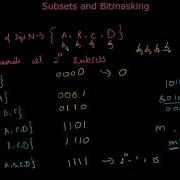 Subsets And Bitmasking Dynamic Programming With Bitmasks Part 1