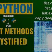 MASTER ALL 11 LIST Methods In PYTHON ULTIMATE Python LIST Tutorial For Beginners