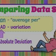 Comparing Data Sets Using Mean MAD 7 SP B 4 Grade 7 Math