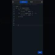 Python 174 Right Downward Triangle Pattern Shorts Coding Pythonprogramming