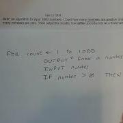 FOR TO NEXT LOOP With COUNTING PSEUDOCODE ALGORITHM GCSE IGCSE Computer Science