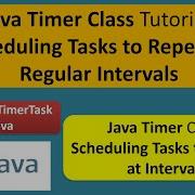 Java Timer Class Tutorial Scheduling Tasks To Repeat At Regular Intervals Timer And TimerTask