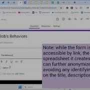 Google Forms Automatic Data Tracking