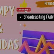 Numpy And Pandas Lec 12 Broadcasting Advanced Prabodhnam