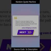Random Quote Generator