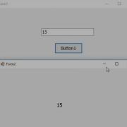 Visual Basic Net Pass Value Between Two Forms