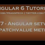 Angular Setvalue And Patchvalue Methods