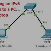 How To Assign An IPv6 Address To A PC Or Laptop In Cisco Packet Tracer