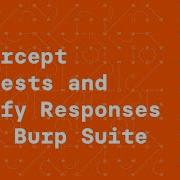 How To Intercept Requests Modify Responses With Burp Suite