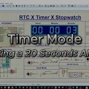 RTC Stopwatch Timer Using PIC18F4620