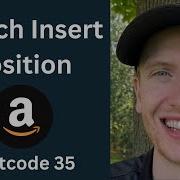 Search Insert Position Leetcode 35 Binary Search Python