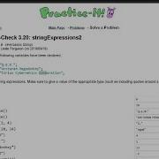 Java Practice It 3 20 StringExpressions2 String Basics
