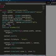 ASMR Programming Rotate A Rectangle In Canvas JS No Talking Code With Thiago