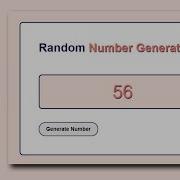 Random Number Generator Using JavaScript Step By Step Web Design With Pure HTML CSS Javascript