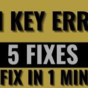 Why Your API Key Is Not Working Top 5 Fixes