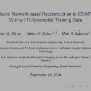 Neural Network Based Reconstruction In Compressed Sensing MRI Without Fully Sampled Training Data