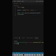 Random Name Generator Python Code In 16 Seconds Search By Gender Input Shorts