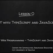 Programming With TypeScript JavaScript Module 0 Why