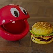 PacMan Vs Burger 3D Animation