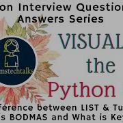Python Interview Questions And Answers 2021 Python Interview Preparation Visualize Python Code