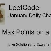 Daily Leetcode 1013 Jan 08 2023 149 Max Points On A Line