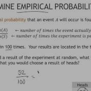 164 Determine Empirical Probabilities 8 7