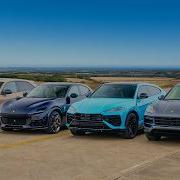 Кто победит в заезде новый Urus SE Vs Purosangue Vs Cayenne Turbo Vs RSQ8 Perf