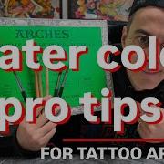 How To Water Color And Spit Shade For Tattoo Artist