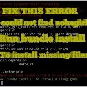 How To Fix Problem Of Nokogiri Not Install In Termux While Installing Metasploit Framework