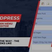 How To Make WordPress Simpler And Easier To Use For Clients Edit Role Wise Menu Item Menu Editor