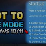 How To Boot Into Or Enable Safe Mode Windows 10 11 Tutorial