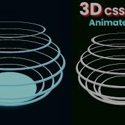 CSS3 3D Wavy Circle Animation Effects Only HTML5 CSS3 Design Tutorials