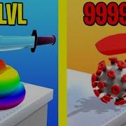 ASMR Slicing ALL LEVELS PART 2 NEW GAME ASMR Slicing WORLD RECORD