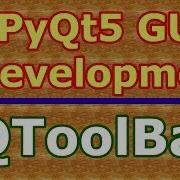 PyQt5 Desktop Application Development Creating QToolBar 26