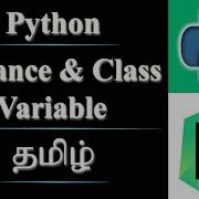 What Is Instance Class Variable Or Static Variable In Python Tamil