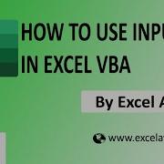 How To Use Input Box In Excel VBA Excel Avon