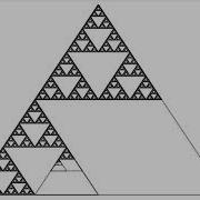Sierpinski Gasket Visual Recursion Of A Fractal
