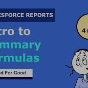How To Use Summary Formulas In Salesforce Reports Intro