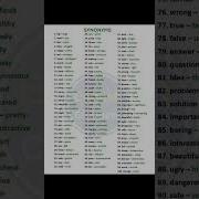 Top 50 Synonyms In English For Beginners Dailyenglish Englishlanguage Spokenenglish