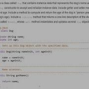 Java Code Lab 4 Writing A User Define Classes OOP Implementation Of A Bulb Class And Dog Class