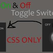 Light Bulb On And Off Toggle Switch Using Html CSS Only