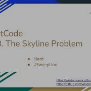 每日一题 LeetCode 218 The Skyline Problem