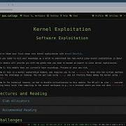 Эксплуатация ядра CSE598 Кайл 03 04 2024