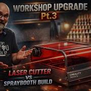 Workshop Upgrade Part 3 Creality Falcon 2 Pro Test Cutting New Paint Rack For The Office