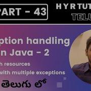 P43 Exception Handling In Java 2 Core Java Java Programming