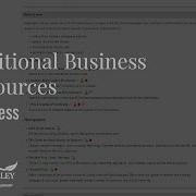 Additional Business Resources